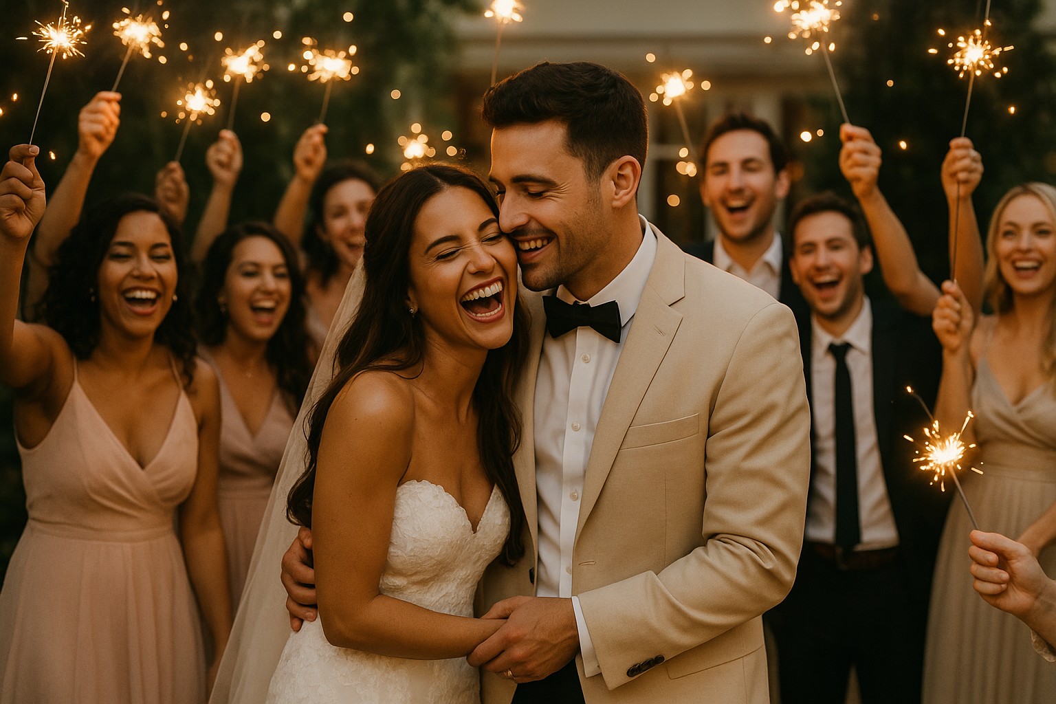 Bride and groom